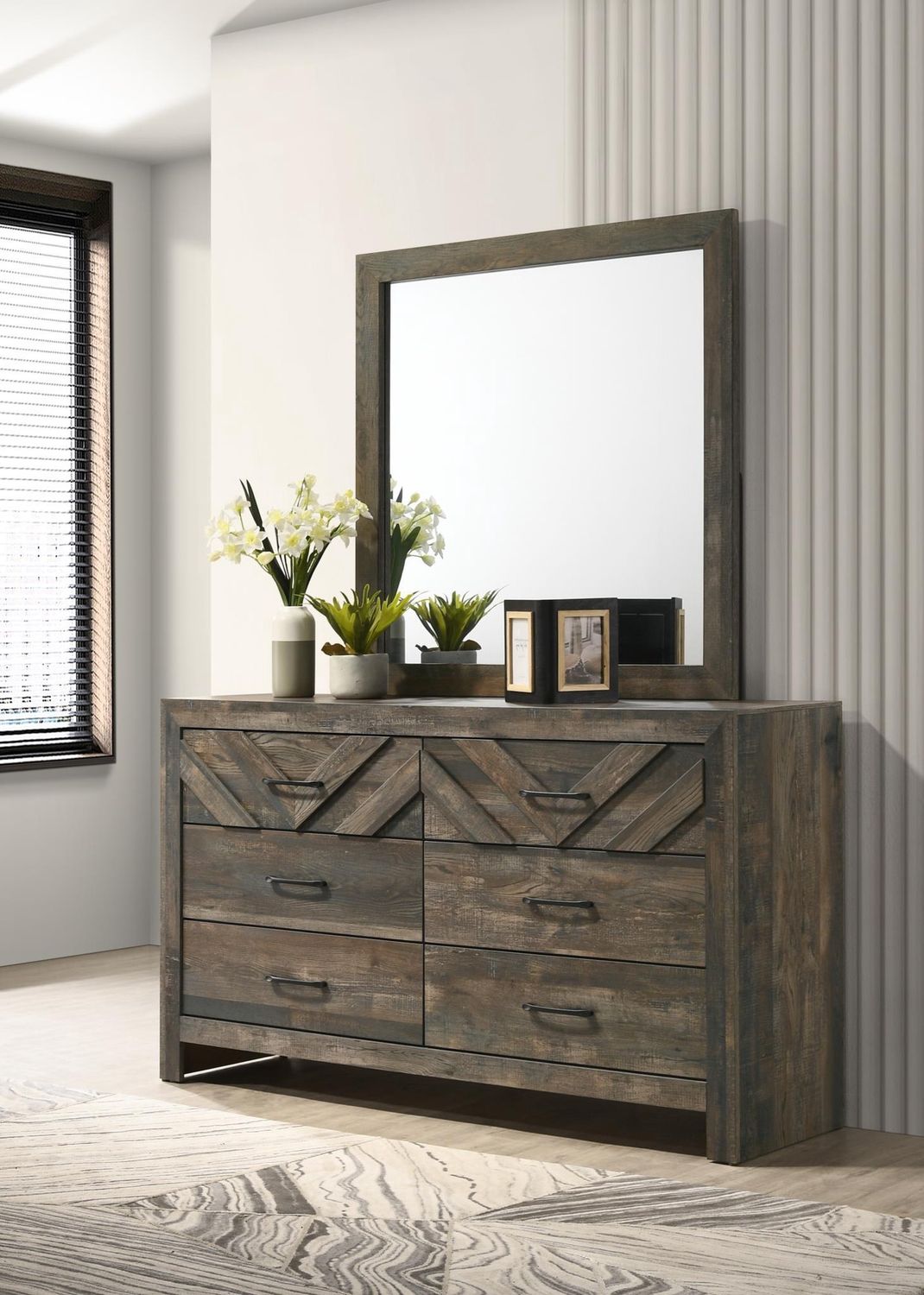 B500 - Mirror - Antique Brown