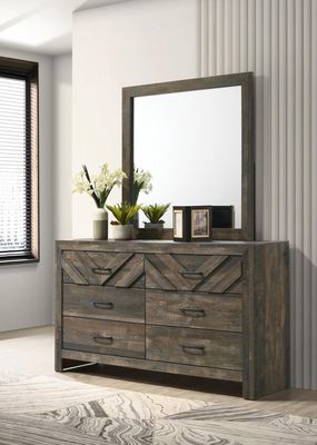 B500 - Mirror - Antique Brown