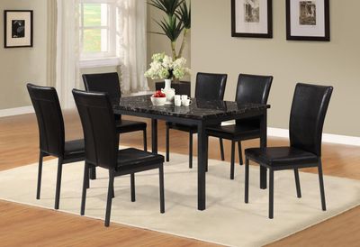 D240 - Dining Table Faux Marble