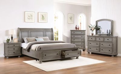 B070 - Nightstand - Light Gray
