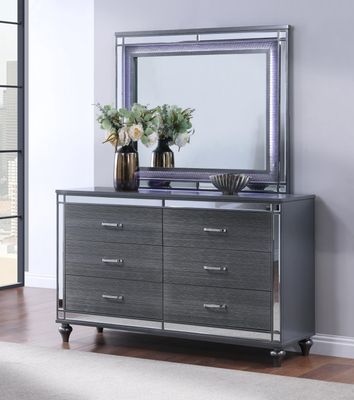 B223 - Dresser - Charcoal Gloss