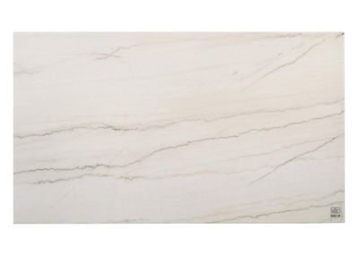 D074 - Rectangular Dining Table - Dark Dry Brush / Bianco Crown Marble