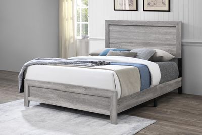 B520 - King Bed - Gray Wash - Gray / King