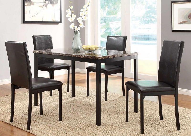 D275 - Dinette Chairs (Set of 4) - Dark Brown