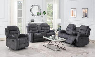 U194 - Motion Loveseat - Gray