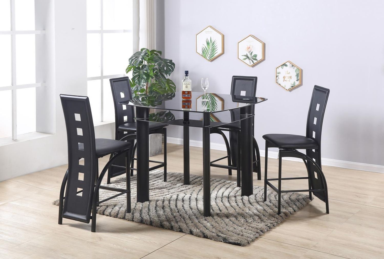D322 - Pub Table - Black