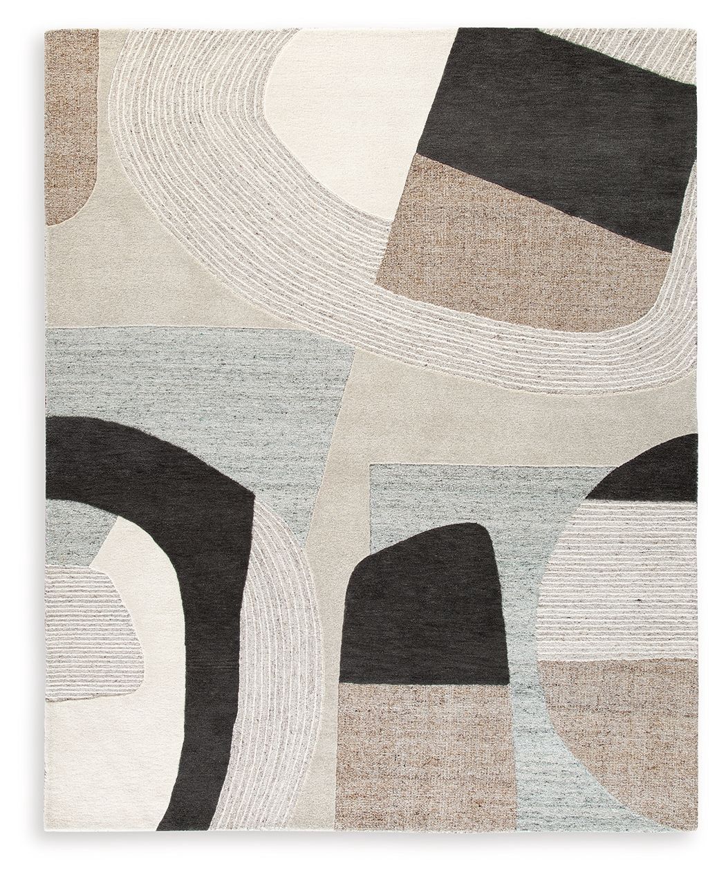 Edrickhill - 8' x 10' Rug - Grayish Teal / Taupe / Cream - Beige / 8' x 10'