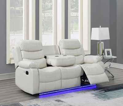 U157 - Motion LED Sofa - White