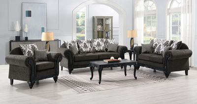 U208 - Traditional Chair - Charcoal