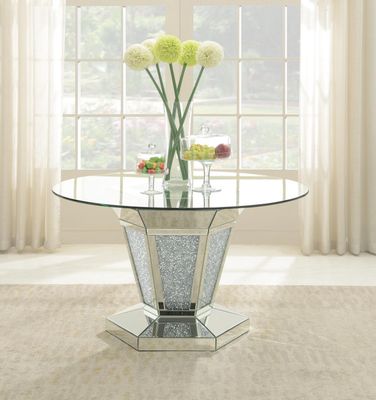 G-100 - Glamour Dining Table - Pearl Silver
