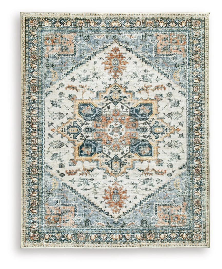 Wallney - 8' x 10' Rug - Multi - Dark Brown / 8' x 10'