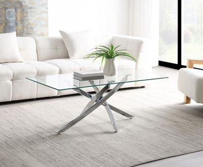 T240 - Chrome Table Set (Set of 3) - Gray