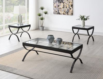 T287 - Coffee Table &amp; 2 End Tables - Pepper