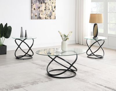 T305 - Table Set (Set of 3) - Black