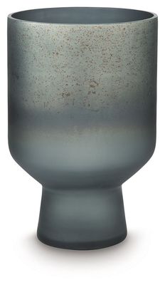 Pennmore - Vase - 12" - Antique Blue - Blue / 8"W x 8"D x 12"H