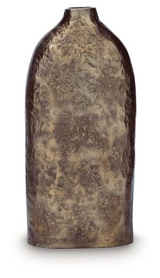 Wallmond - Vase - 15.75" - Antique Brass Finish - Light Brown / 7"W x 4"D x 16"H