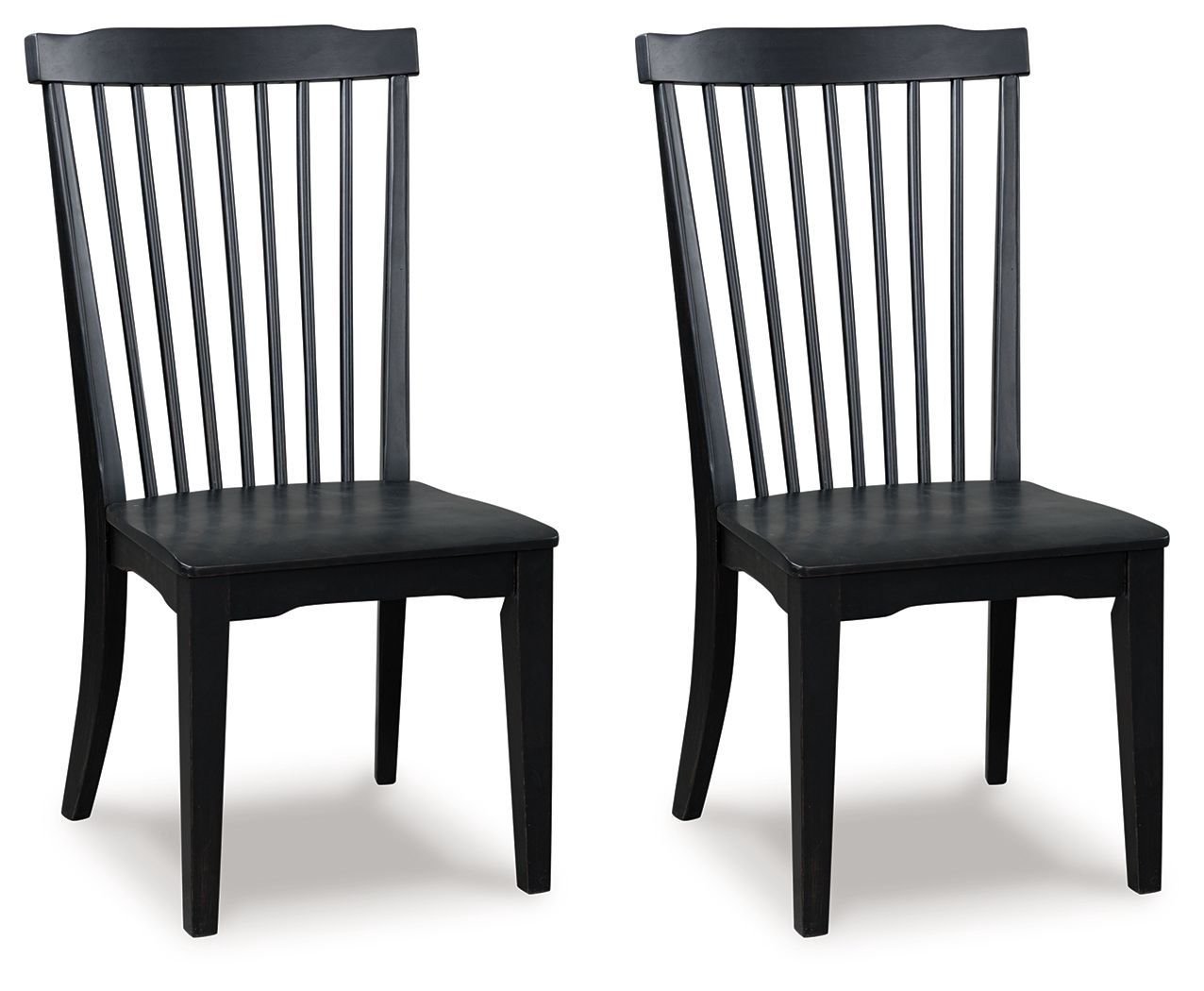 Greddinton - Dining Room Side Chair (Set of 2) - Black - Black