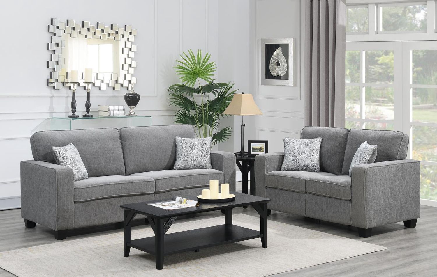 U511 - Loveseat - Altari Alloy