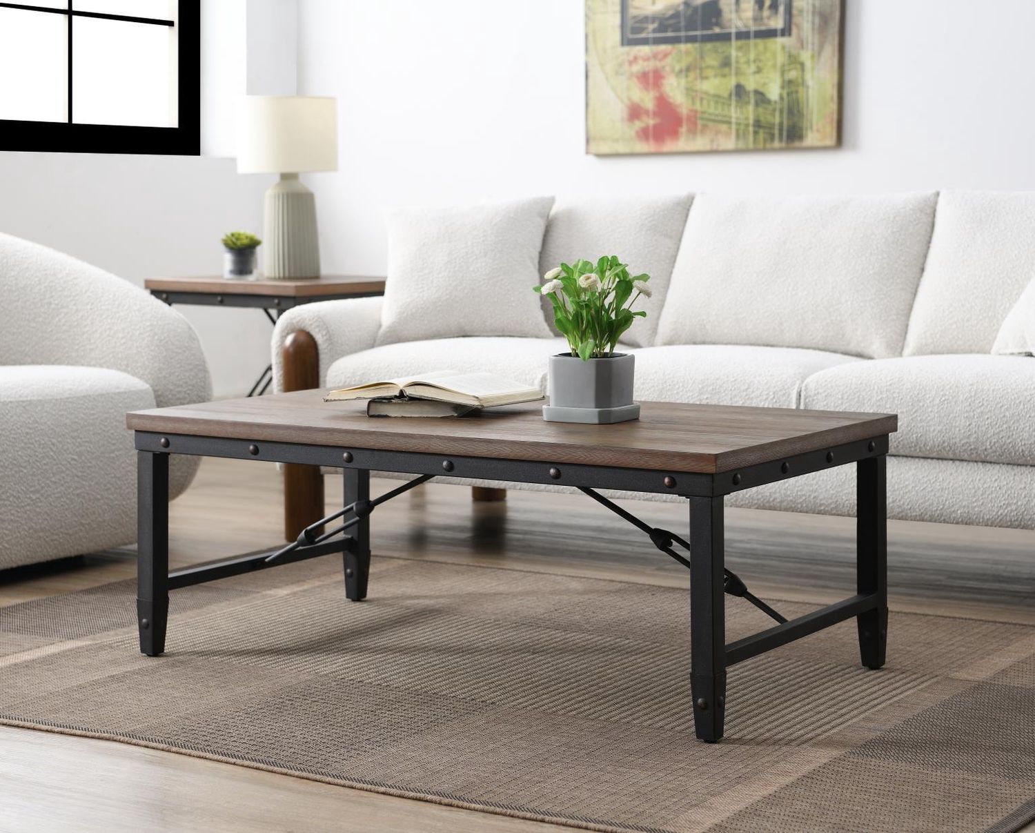 T118 - Coffee Table - Light Brown - Light Brown / Coffee Tables