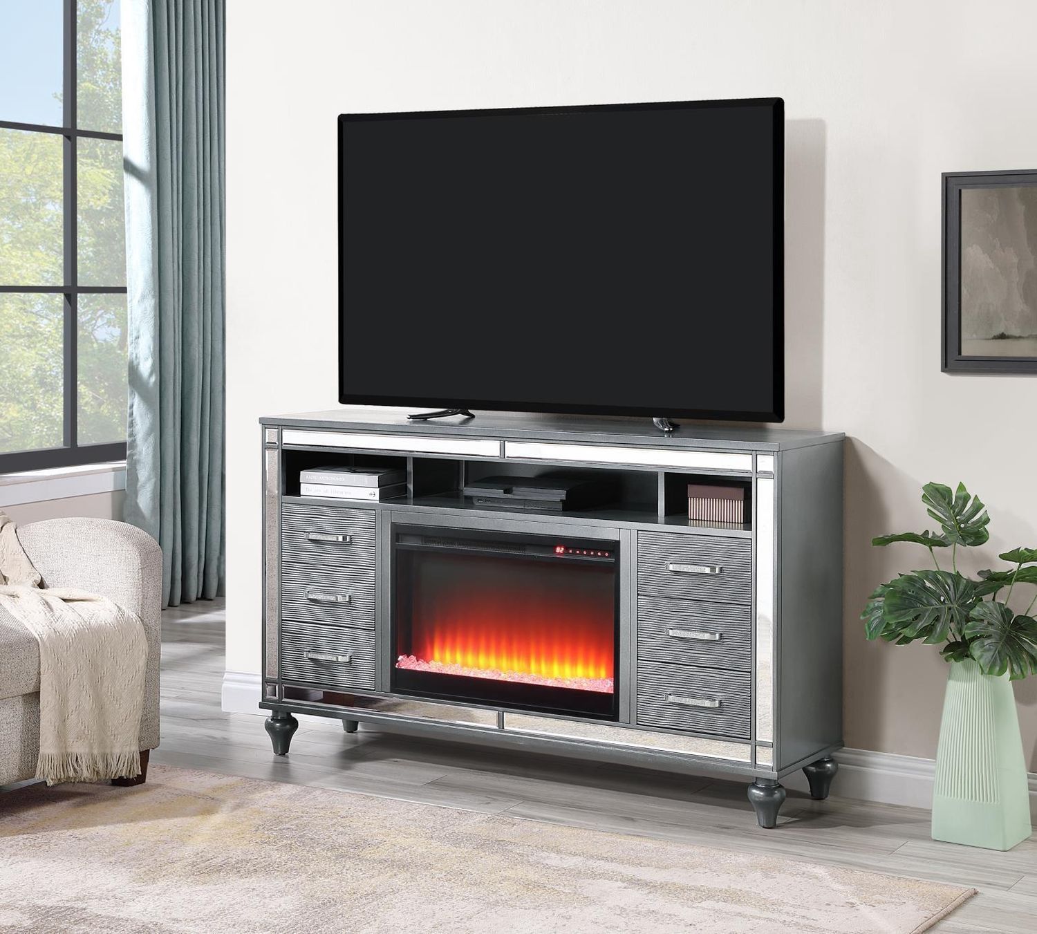 W223 - TV Stand - Charcoal