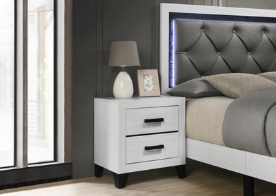 B388 - Nightstand - White