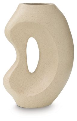 Odion - Vase - 16" - Stone - Beige / 11"W x 7"D x 16"H