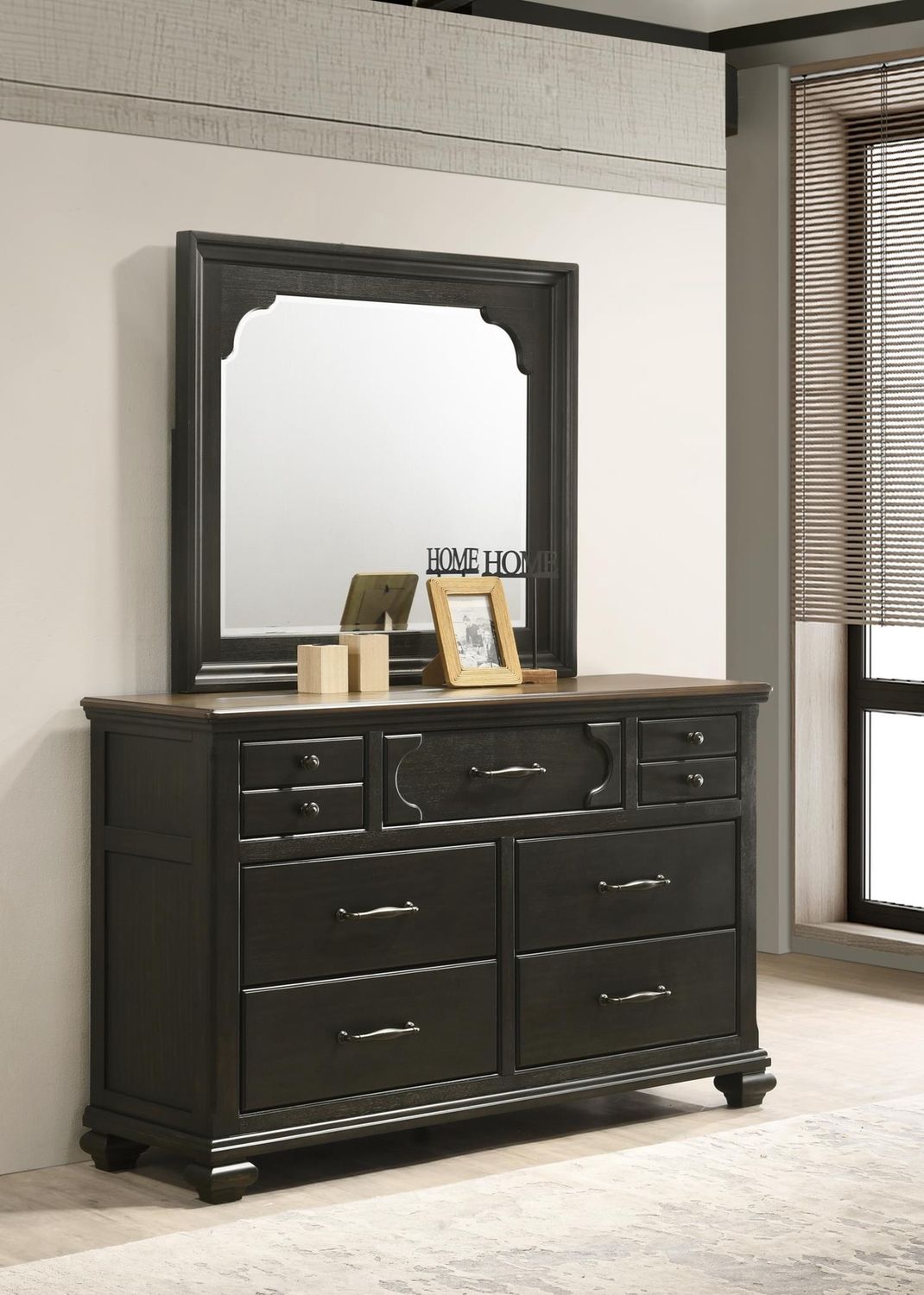 B080 - Mirror - Charcoal Black