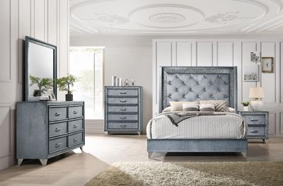 B280 - Velvet Chest - Gray