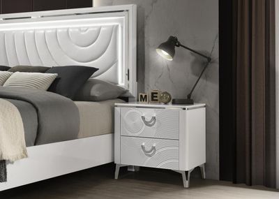 B119 - Nightstand - White