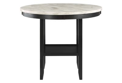 D40011 - 5 Piece Dining Room Set (D40011 Bar Table And D1622 Four Bar Stools) - Dark Gray
