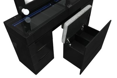 Ella - Storage Stool - Black