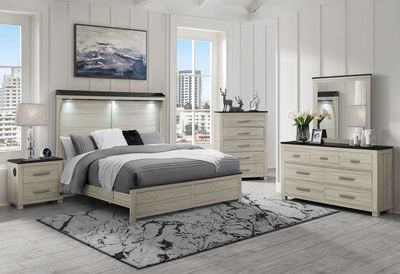 Ashley - 5 Piece Full Bedroom Set - Brown