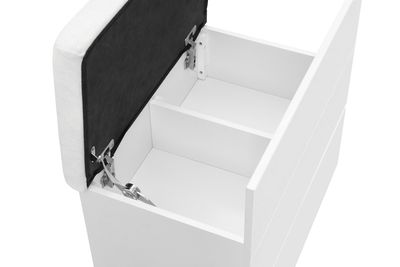 Ella - Storage Stool - White