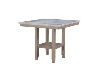 D4010 - 5 Piece Dining Room Set (D4010 Bar Table With 4 D1622 Bar Stools) - Natural / White