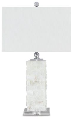 Malise - Alabaster Table Lamp - White