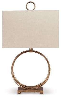 Mahala - Metal Table Lamp - Antique Gold Finish