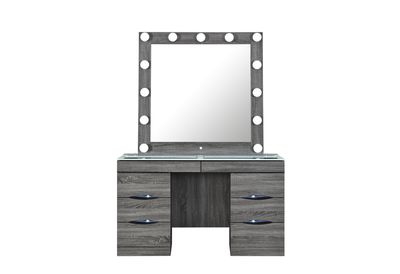 Lexi - Vanity With Speaker - Gray