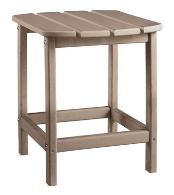Sundown Treasure - Rectangular End Table - Driftwood - Light Brown
