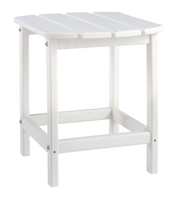 Sundown Treasure - Rectangular End Table - White - White