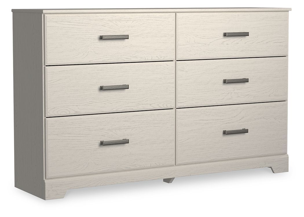 Stelsie - Six Drawer Dresser - White