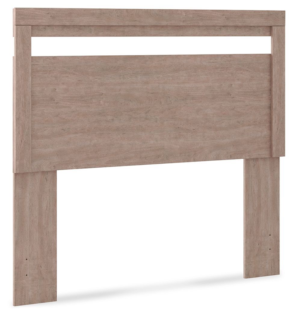 Flannia - Full Panel Headboard - Gray - Gray / Full