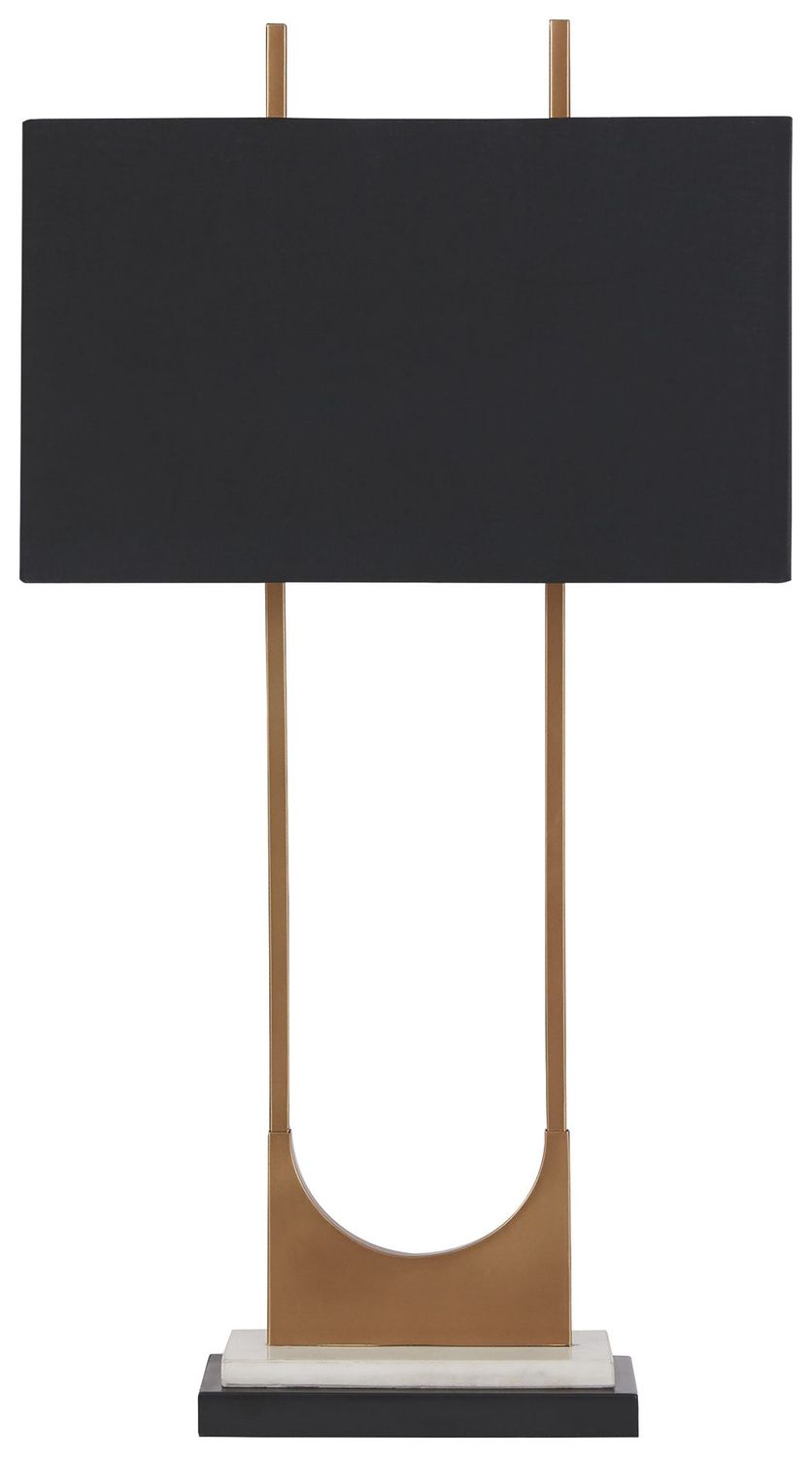 Malana - Metal Table Lamp - Brass Finish