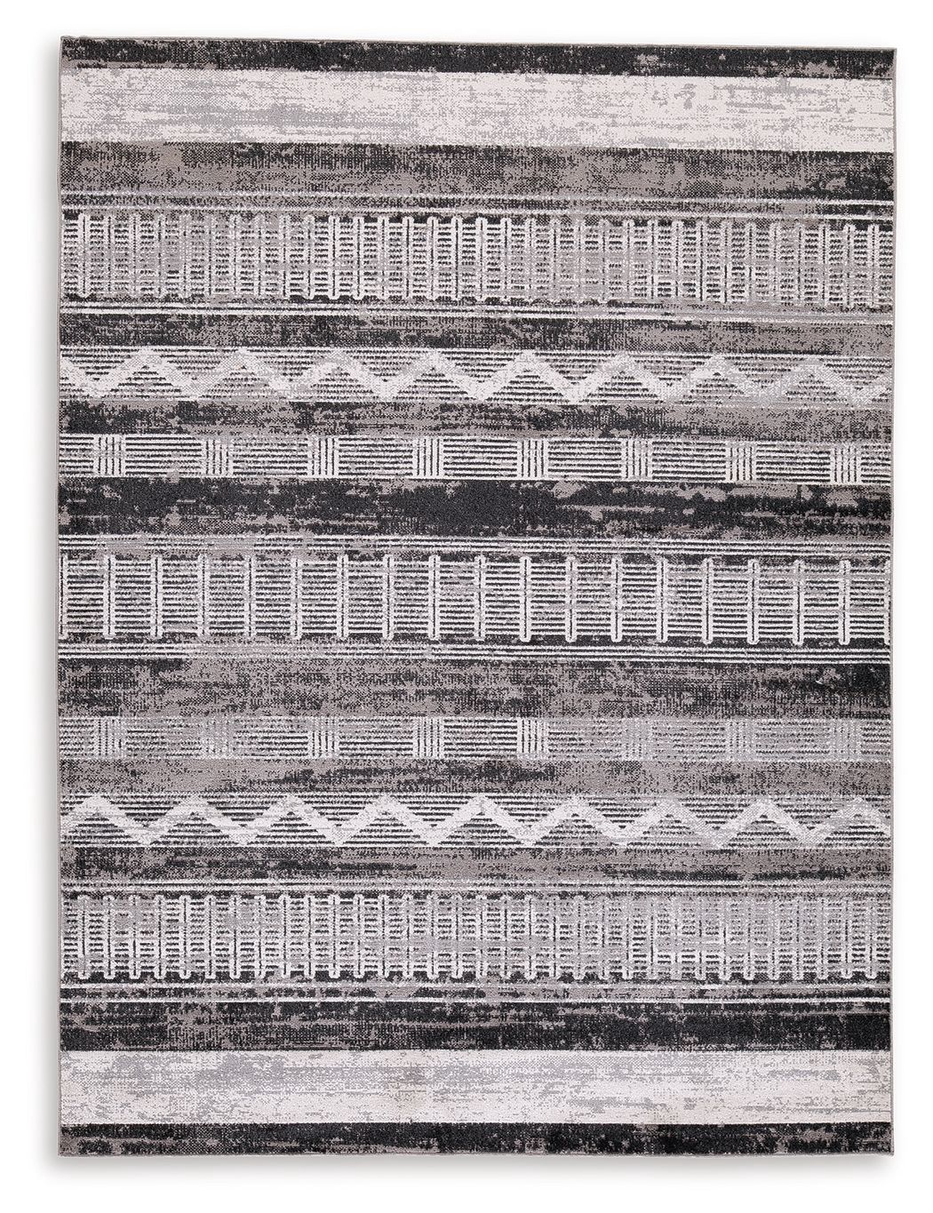 Henchester - 5' x 7' Rug - Multi - Dark Gray / 5' x 7'