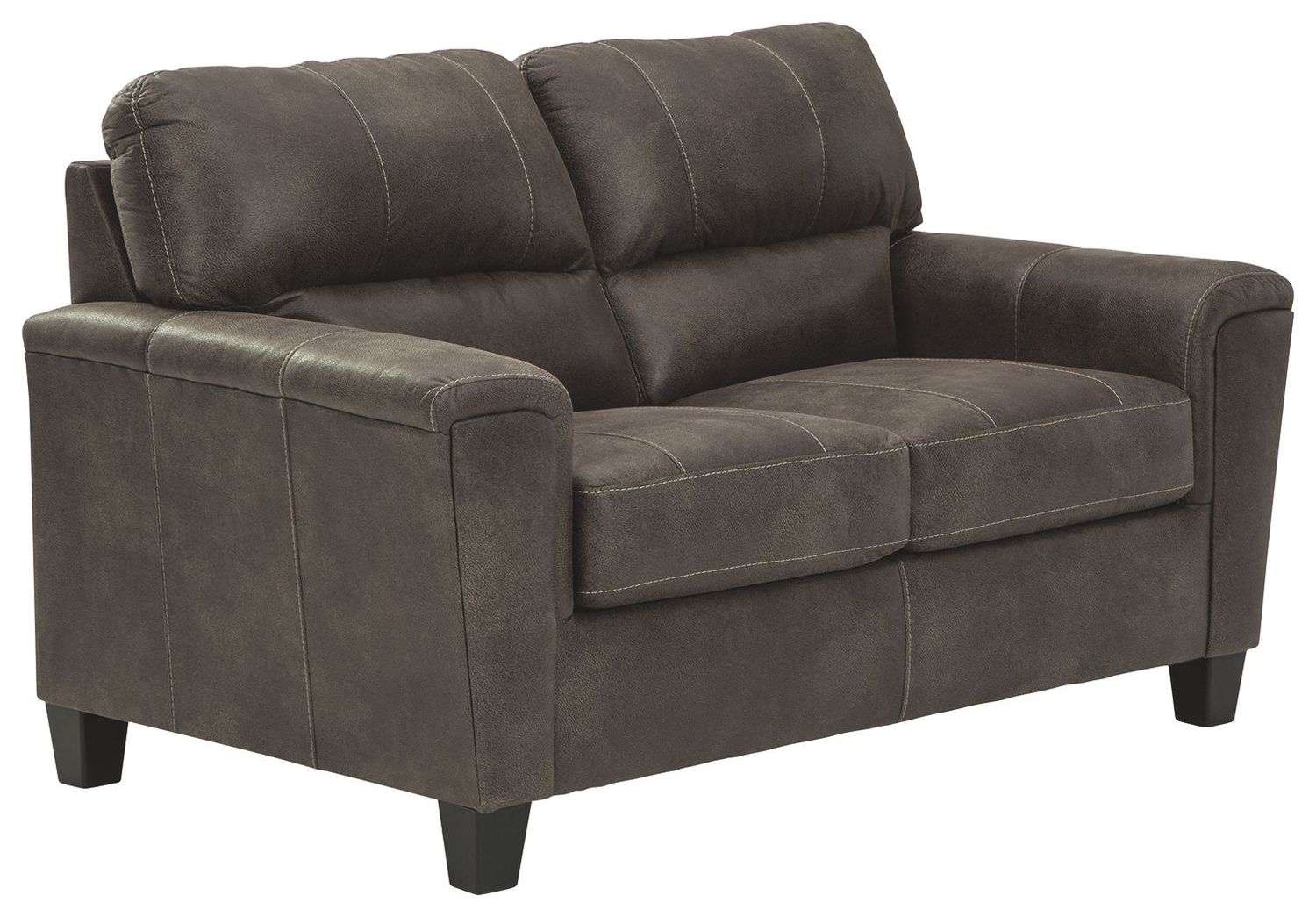 Navi - Loveseat - Smoke - Dark Gray