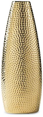 Efim - Vase - 13.75" - Gold Finish - Gold / 5''W x 3''D x 14''H