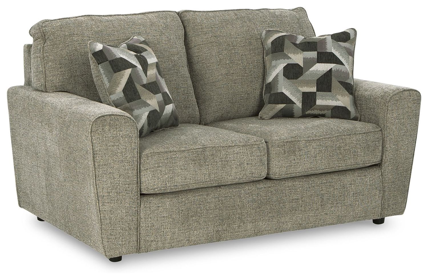Cascilla - Loveseat - Light Gray - Gray