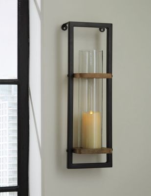 Colburn - Wall Sconce - Natural / Black