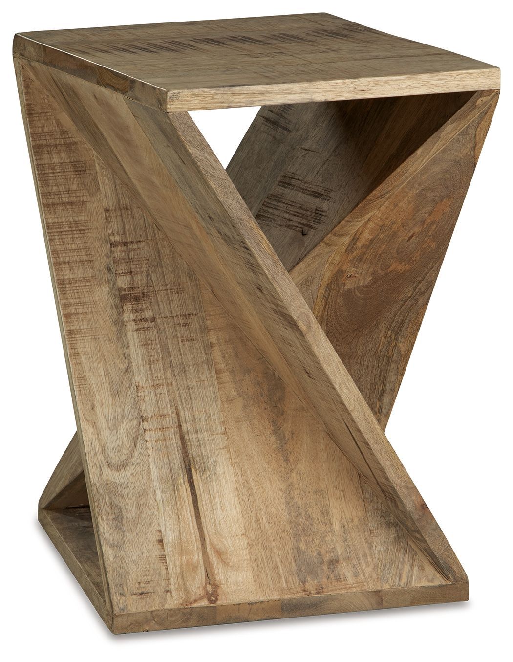 Zalemont - Accent Table - Distressed Brown - Dark Brown