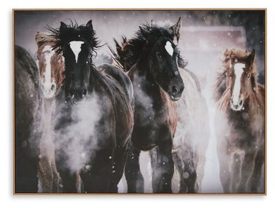 Chaseburn - Wall Art - Brown / Black / White