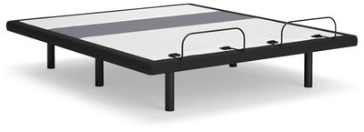 Best Base With Lumbar And Audio - Cal King Adjustable Base - Black - Black / California King